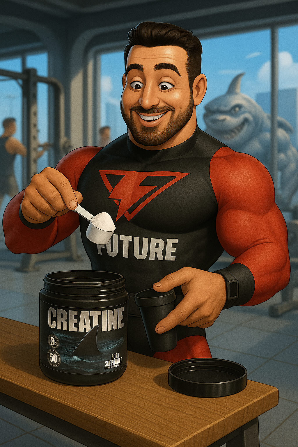 عبوة مكمل كرياتين مونوهيدرات من Zoomad Labs – منتج كرياتين أصلي لبناء العضلات.